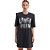 Vestido Lança Perfume T-Dress Ombreira AI23 Preto Feminino - Imagem 1