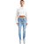Calça Lança Perfume Diana Ankle High AI23A Azul Feminino - Imagem 3