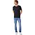 Camiseta Acostamento Casual Basic IN23 Preto Masculino - Imagem 3