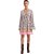 Vestido Curto Lança Perfume Flowers AI23 Off White Feminino - Imagem 3