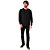 Moletom Acostamento Basic IN23 Preto Masculino - Imagem 3