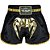Short Venum Muay Thai Elite Gold Preto Masculino - Imagem 5