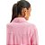 Camisa Alongada Lança Perfume Botões VE24 Rosa Feminino - Imagem 4
