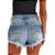 Shorts Jeans Lança Perfume Comfort Low VE24 Azul Feminino - Imagem 2