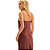 Vestido Super Midi Lança Perfume Slip VE24 Marrom Feminino - Imagem 4