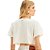Camiseta Cropped Lança Perfume Logo VE24 Off White Feminino - Imagem 2
