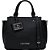 Bolsa Tote Lança Perfume Charm VE24 Preto Feminino - Imagem 1