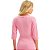 Vestido Super Midi Lança Perfume Torção VE24 Rosa Feminino - Imagem 4