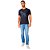 Camiseta Acostamento Wolf Flower P24 Marinho Masculino - Imagem 3