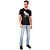 Camiseta Acostamento Wolf Geometric P24 Preto Masculino - Imagem 3