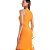 Vestido Colcci Canelado P24 Laranja Feminino - Imagem 4