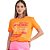 Camiseta Colcci Live P24 Laranja Feminino - Imagem 1