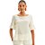 Blusa Lança Perfume Babado VE24 Off White Feminino - Imagem 1