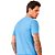 Camiseta Acostamento Gola V Basic P24 Azul Masculino - Imagem 2
