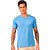 Camiseta Acostamento Gola V Basic P24 Azul Masculino - Imagem 1
