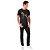 Camiseta Acostamento Flower Wolf P24 Preto Masculino - Imagem 3