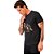 Camiseta Acostamento Flower Wolf P24 Preto Masculino - Imagem 1
