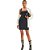 Vestido Curto Lança Perfume Aplicações VE24 Preto Feminino - Imagem 4