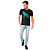 Camiseta Acostamento Wolf P24 Preto e Verde Masculino - Imagem 3
