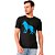 Camiseta Acostamento Wolf P24 Preto e Azul Masculino - Imagem 1