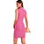 Vestido Curto Colcci Canelado P24 Rosa Feminino - Imagem 2