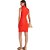 Vestido Curto Colcci Canelado P24 Vermelho Feminino - Imagem 4