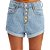 Short Jeans Lança Perfume Relaxed High VE24 Azul Feminino - Imagem 1