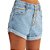 Short Jeans Lança Perfume Relaxed High VE24 Azul Feminino - Imagem 3