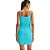 Vestido Curto Lança Perfume Alça VE24 Azul Feminino - Imagem 2