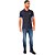 Camisa Polo Acostamento Elastano VE24 Marinho Masculino - Imagem 3