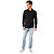 Camisa Acostamento Modal VE24 Preto Masculino - Imagem 3