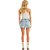 Shorts Jeans Lança Perfume Comfort S High VE24 Azul Feminino - Imagem 4