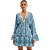 Vestido Curto Lança Perfume Ceramic VE24 Azul Feminino - Imagem 1