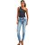 Calça Jeans Lança Perfume Diana Ankle H VE24 Azul Feminino - Imagem 3