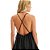 Vestido Curto Lança Perfume Alça VE24 Preto Feminino - Imagem 4