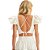 Top Cropped Lança Perfume Amarração VE24 Off White Feminino - Imagem 2