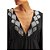 Vestido Curto Lança Perfume Decote V VE24 Preto Feminino - Imagem 3