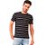 Camiseta Acostamento Listrado VE24 Preto Masculino - Imagem 1