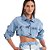Jaqueta Jeans Cropped Colcci Loose P24 Azul Feminino - Imagem 1