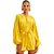 Macacão Curto Lança Perfume Decote V VE24 Amarelo Feminino - Imagem 1