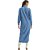 Vestido Jeans Midi Lança Perfume Chemise VE24 Azul Feminino - Imagem 2
