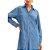 Vestido Jeans Midi Lança Perfume Chemise VE24 Azul Feminino - Imagem 5