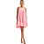 Vestido Curto Lança Perfume Evasê VE24 Rosa Feminino - Imagem 3