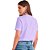 Camiseta Colcci Multi Logos P24 Lilás Feminino - Imagem 2
