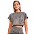 Camiseta Colcci Fashion Metalizada VE24 Prata Feminino - Imagem 1