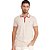 Camisa Polo Colcci Zip VE24 Bege Masculino - Imagem 1