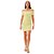 Vestido Curto Easy Lança Perfume Ombro AV24 Amarelo Feminino - Imagem 3