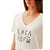 Camiseta Easy Lança Perfume Decote V AV24 Off White Feminino - Imagem 3