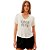 Camiseta Easy Lança Perfume Decote V AV24 Off White Feminino - Imagem 1