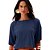 Blusa Lança Perfume Linho AV24 Marinho Feminino - Imagem 1